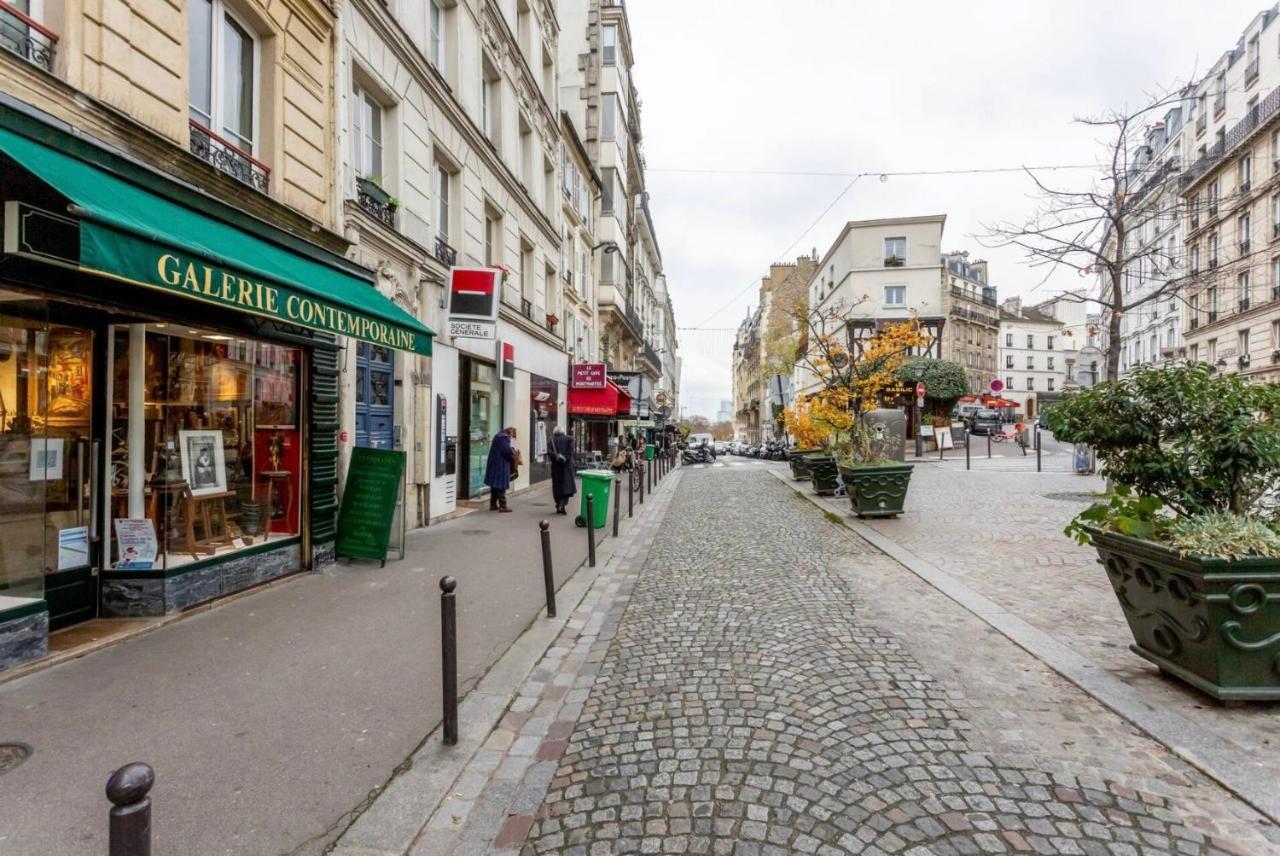 Abbesses - Superbe Appartement Avec Cheminees Париж Екстериор снимка